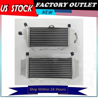 (Left + Right）All Aluminum Radiator Fit Yamaha YZ125 YZ125X 2005-2024 Foto 1 de 4