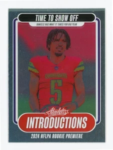 2024 Panini Absolute - Introductions Jayden Daniels #I-JDS (RC) - Picture 1 of 2