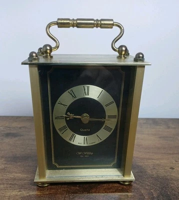 Vintage WM Widdop Brass Carriage Clock - Made in W Germany - Working - Image 1 of 4