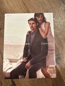 Calvin Klein Model Hot Poster Druck Werbung Foto 8”x11 Frau Mann - Bild 1 von 1