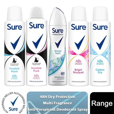 Sure Women Motion Sense Antiperspirant Deodorant, 3 Pack, 150ml - Image 1 of 4
