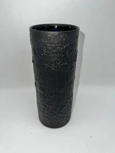 Vaso Rosenthal Studio Line nero Martin Freyer Ø 6,6 cm altezza 16 cm - Foto 1 di 4