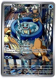 Ilustración de corona estelar Squirtle 148/142 arte alternativo IR raro - Imagen 1 de 2