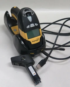 Escáner de código de barras Datalogic Powerscan M8300 3 teclas ventana 910 MHz con base B - Imagen 1 de 6