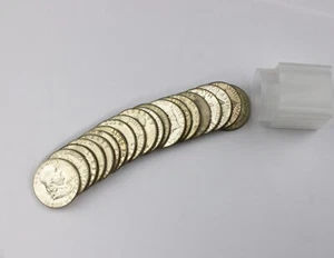 AU-BU+ Franklin Half Dollar 20 Coin 1 Roll $10 90% Silver #1 - Picture 1 of 3
