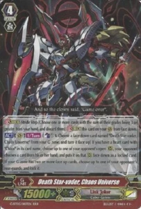 CARDFIGHT VANGUARD DEATH STAR-VADER CHAOS UNIVERSE (LINK JOKER) G-BT05/007EN RRR - Picture 1 of 3