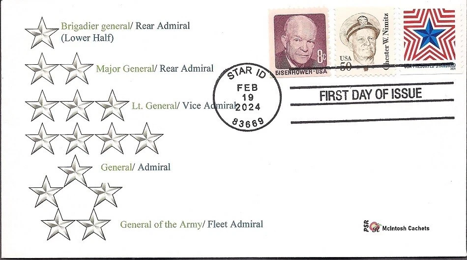 Radiant Star- 2024-  FDC - McIntosh Cachets - Image 1 of 1