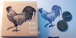 P76 Rooster Rubber Stamp - Picture 1 of 1