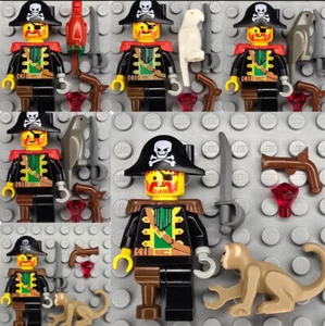 Lego Pirates Minifigures PI055 Captain Red Beard - Picture 1 of 7