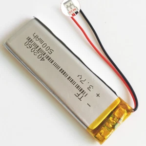 3.7V 500mAh 402060 Li-polymer Rechargeable Battery LiPo Cell For MP3 DVD PH2.0 - Bild 1 von 8