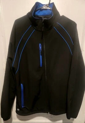 Stormtech Performance Mens Jacket LARGE Black Blue Windbreaker Dryair  - Image 1 of 4