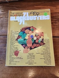 The Great Big New Ones 71 Super Blockbusters para '71 4 acordes toda música de órgano - Imagen 1 de 9