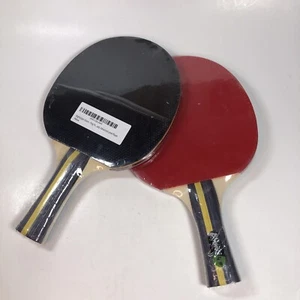 Ping Pong Paddle Table Tennis Advanced Level 7-Ply Pair MightySpin Storm NIP - Picture 1 of 7