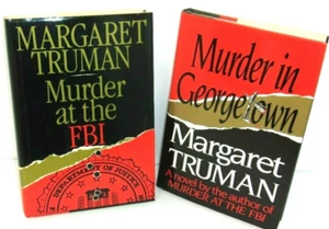 Margaret Truman Books Murder At The FBI And Murder In Georgetown Hardcover - Picture 1 of 9
