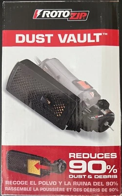 Accesorio de bóveda de polvo RotoZip DM10-10 para herramientas de sierra espiral, negro Foto 1 de 4
