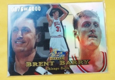 1998-99 Flair Showcase Row 1 /6000 Brent Barry #69 Bulls 107 - Image 1 of 2