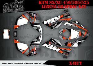 SCRUB DEKOR KIT ATV KTM SX XC 450 / 505 / 525 LIZENZ GRAPHIC KIT X-RUT KTM B