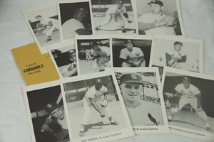 Set 12 60s 5x7 Jay Publishing St. Louis Cardinals Baseball Picture Pack Photos - Picture 1 of 5