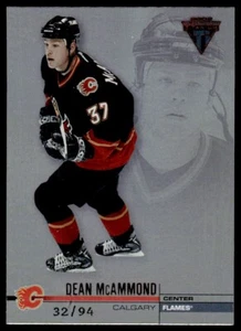 2001-02 Pacific Private Stock Titanium Hobby Red Dean McAmmond 32/94 Calgary - Picture 1 of 2