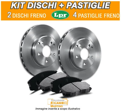 Kit Dischi e Pastiglie Freni ANTERIORI Renault Twingo  1.2 43 KW 58 CV - Immagine 1 di 3