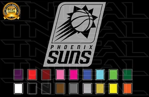 Phoenix Suns Decal Sticker Basketball Team Logo NBA Vinyl Car Window Wall - Picture 1 of 2