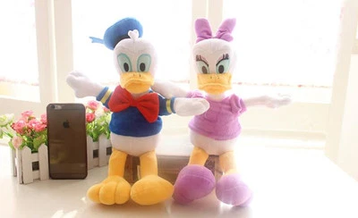 2 LARGE 30CM CUTE DISNEY DONALD & DAISY DUCK SOFT PLUSH DOLL KIDS BABY CHILD TOY - image 1 of 4