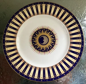 Big Decorative Sun/Moon Plate Royal Worcester Celebration 2001 25th Anniversary - Picture 1 of 8