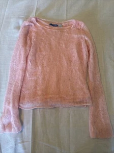 Maglione vintage 100% acrilico Delia’s rosa 97088 - Foto 1 di 4