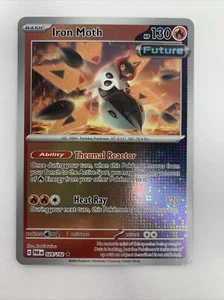 JCC Pokémon Polilla de Hierro Estampada GameStop Tarjeta Promocional Paradoja Grieta Sellada 028/182 - Imagen 1 de 2