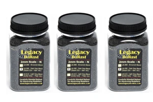 LB-2SE.3 DCC Concepts 2mm (N Gauge) Scale Ballast - Steam Era Dark Mix - Picture 1 of 1