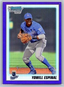 2010  Bowman #BCP84 Yowill Espinal Purple Refractor 142/999
