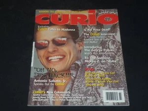1998 SPRING CURIO MAGAZINE - ANTHONY SABATO JR. COVER - O 8396 - Picture 1 of 2