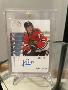 2019-20 UD SP Authentic Future Watch Hockey #199 Kirby Dach Auto /999 - Picture 1 of 2