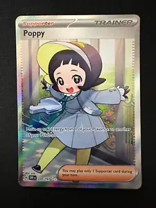 Pokémon TCG Poppy Obsidian Flames OBF EN 220/197 Full Art Secret Rare Trainer - Picture 1 of 2