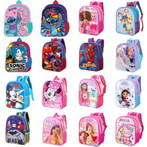 Boys Girls Kids Backpack Childrens Character Rucksack Junior Toddlers School Bag - Picture 1 of 20