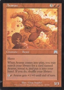 3X AVARAX 187/350 ONSLAUGHT MTG MAGIC LP X3 (il tuo costruttore di mazzi) - Foto 1 di 1
