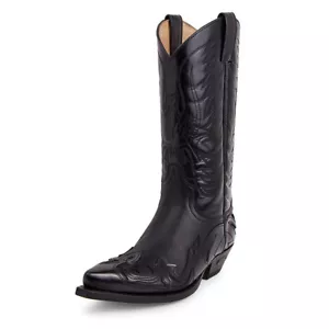 3241 Sendra bottes western FLORENTIC NEGRO/SPRINTER NEGRO homme femme - Imagen 1 de 5
