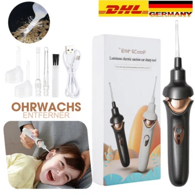 HAILICARE Elektrischer Ohrensauger Schmerzfrei Ohrenschmalz Entferner Erwachsene Kinder