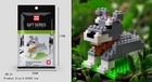 Mini Building Blocks 3D Animal Diamond Model Micro Brick Dog Cat Bird Moose Wolf