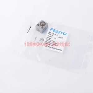 ONE New Festo AV-12-4-C 4853 Miniature Pneumatic Cylinder 4mm-Stroke - Picture 1 of 4