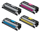 Konica Minolta magicolor 1690MF 1680MF 1650EN 1600W Toner Set B C M Y A0V301F