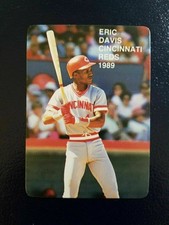 Eric Davis Cincinnati Reds #16 1989 Action Superstars RARE Oddball