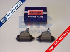 REAR BRAKE WHEEL CYLINDER PAIR for FORD ESCORT MK 2 1.1 1.3 1975-80 BORG & BECK