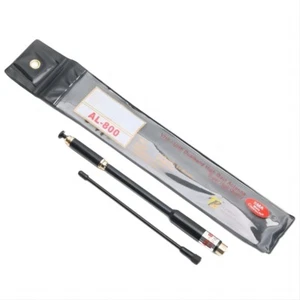 Telescopic Extendable HighGain VHF/UHF Double Bands SMA-Females - Zdjęcie 1 z 8