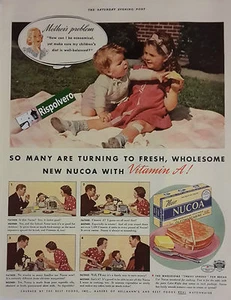Pubblicità ADVERTISING RITAGLIO 1938 NEW NUCOA VITAMIN A OLEOMARGARINE  - Picture 1 of 1