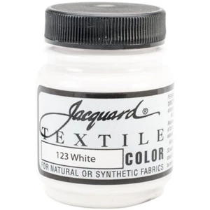 Jacquard Fabric Paint for Clothes - 2.25 Oz Textile Color White - Picture 1 of 1