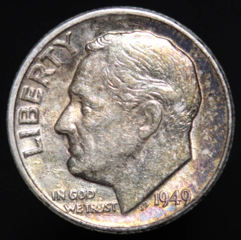 1949 Roosevelt Dime Cover