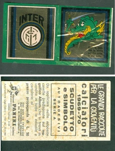 Calciatori Panini 1969-70 Scudetto e Mascotte Inter!! Originale con velina!! - Imagen 1 de 1