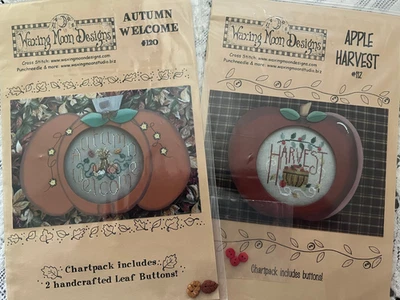 Waxing Moon Designs- Autumn Welcome & Apple Harvest charts and Embellishments - Image 1 of 4