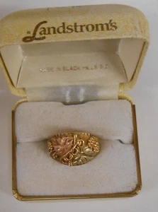 10KT SIZE 9.5 BLACK HILLS GOLD -JCO - RING - 8.73 GRAMS - 5.62 DWT - LANDSTROM'S - Picture 1 of 13